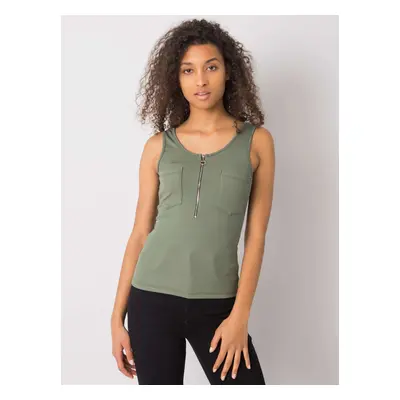 Dámský top DHJ TP 13287.36P khaki