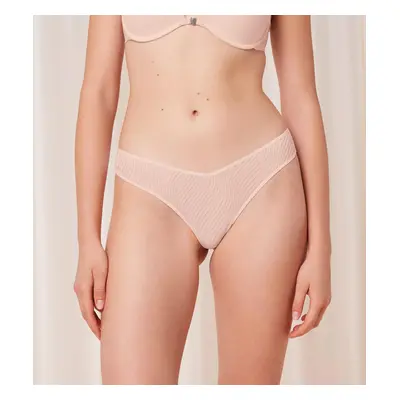 Dámská tanga Harmony Spotlight High Leg Brazilian - FIG PINK - růžové 00VV - TRIUMPH UNKNOWN