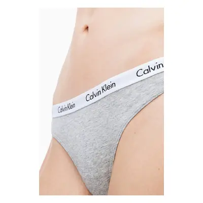 Dámské kalhotky D1618E-020 šedá - Calvin Klein šedá