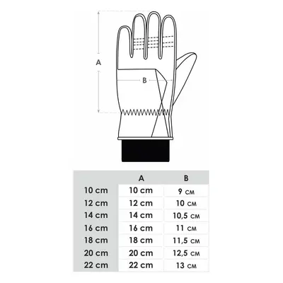 Yoclub Dětské zimní lyžařské rukavice REN-0229C-A110 Grey