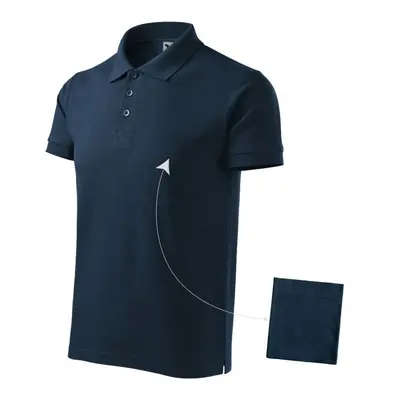 Bavlněná polokošile Malfini MLI-21202 navy blue