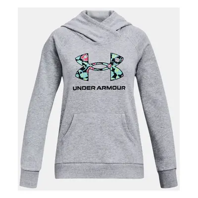 Dívčí mikina Under Armour Rival Logo Hoodie Jr 1366399 035