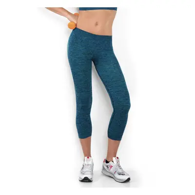 Dámské sportovní legíny 7/8 Donna Active-Fit melange Barva: AZZURRO-FUXIA