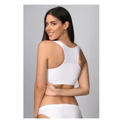 BodyEffect Dámská formující bezešvá podprsenka Comfortbra Sport Barva: Bílá