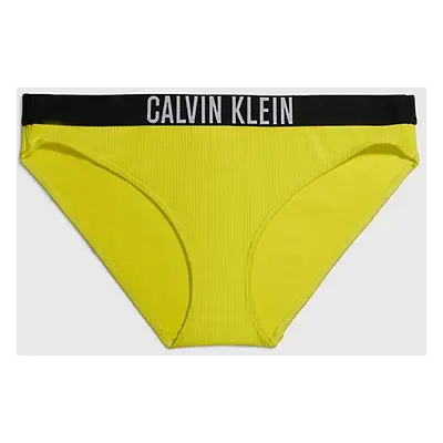 Dámský spodní díl bikin KW0KW01986 LRF neon. žluté - Calvin Klein