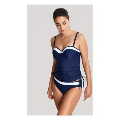 Vrchní díl plavek Swimwear Anya Cruise Bandeau Tankini navy/white SW1091