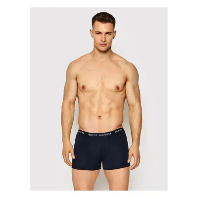 Boxerky 3 pcs UM0UM02203 - OSF - Tommy Hilfiger tmavě modrá