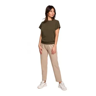 Dámská halenka B224 khaki - Bewear