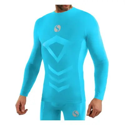 Sesto Senso Thermo Top s dlouhým rukávem CL40 Light Blue