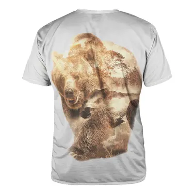 Aloha From Deer Wild Bear T-Shirt TSH AFD1035 Brown