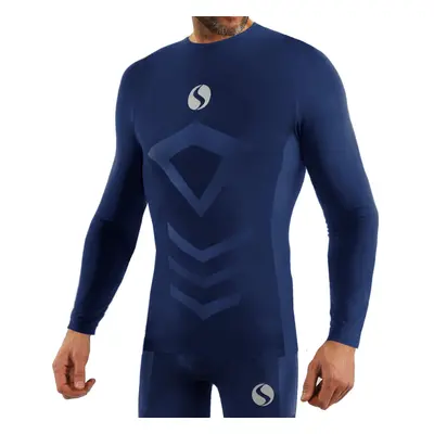 Sesto Senso Thermo Top s dlouhým rukávem CL40 Navy Blue