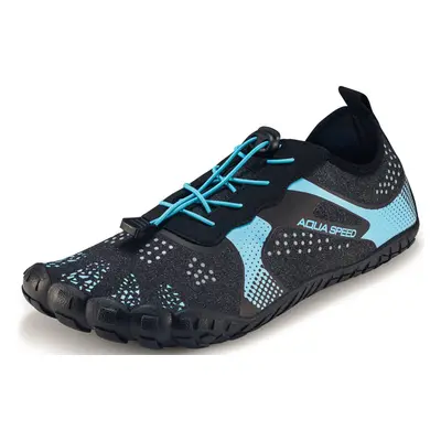 AQUA SPEED Plavecké boty Aqua Shoe Nautilus Turquoise/Grey Melange