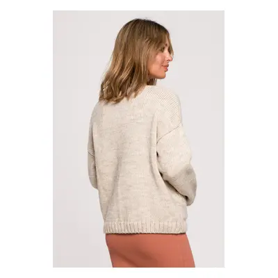 Dámský Cardigan BK074 Beige - BeWear béžová