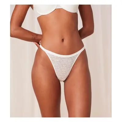 Dámská tanga Triumph Signature Sheer String - UNKNOWN - bílé 1595 - TRIUMPH WHITE