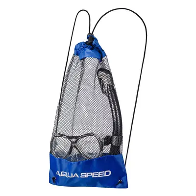 AQUA SPEED Potápěčská sada Manus&Borneo&Bag Black/Blue Pattern 07