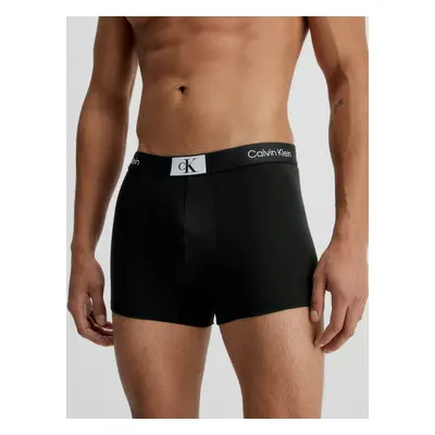 Pánské boxerky Calvin Klein NB3403A UBI s delší nohavičkou Black