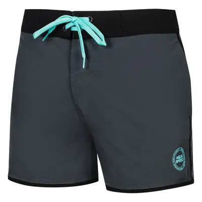 AQUA SPEED Plavecké šortky Axel Grey/Turquoise Pattern 37