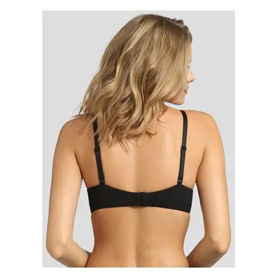 Vyztužená podprsenka s kosticemi DIM GENEROUS INVISIBLE UNDERWIRE PADDED BRA - DIM - černá