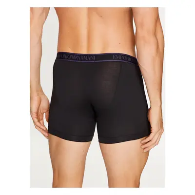 Pánské boxerky 3PACK 111473 3F717 29821 černé - Emporio Armani