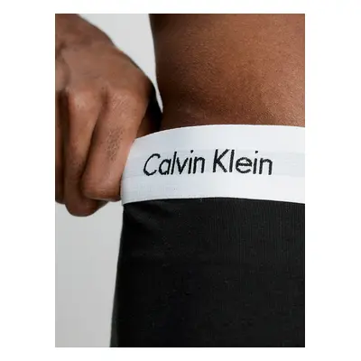 Pánské boxerky 3 Pack Trunks Cotton Stretch 0000U2662G001 černá - Calvin Klein