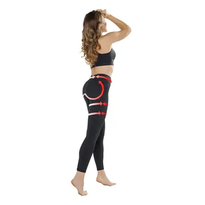 Dámské legíny Push-up Leggings Anti Cellulite - Gwinner černá