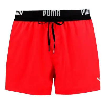 Pánské Short Lenght M 907659 02 plavecké šortky - Puma červená