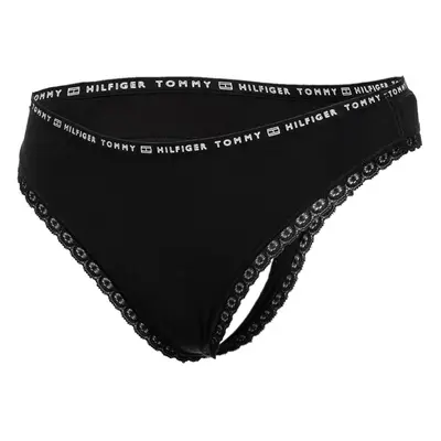 Tommy Hilfiger 3Pack tanga kalhotky UW0UW028240R7 Black