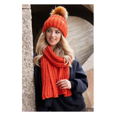 Kamea Hat&Scarf K.23.211.27 Orange