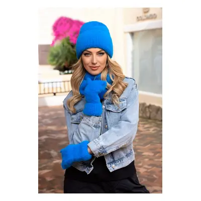 Kamea Hat&Scarf K.23.203.24 Tyrkysová