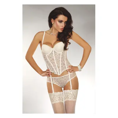 LivCo Corsetti Módní korzet Madhavi White