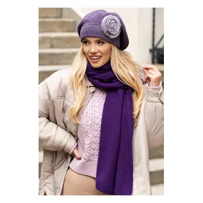 Kamea Beret K.23.042.61 Purpurový