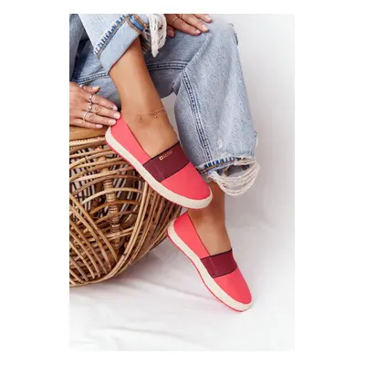 Espadrilles On A Braided Sole Big Star Red