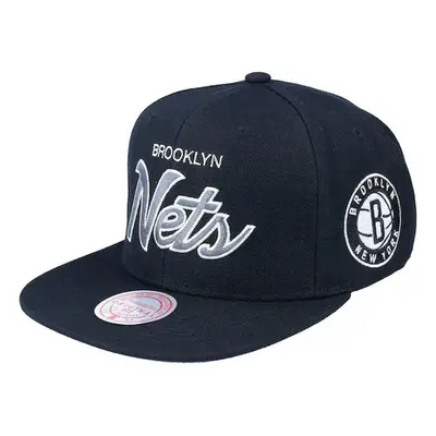 Mitchell & Ness NBA Brooklyn Nets Team Script 2.0 Snapback Nets Kšiltovka HHSS3280-BNEYYYPPPBLCK