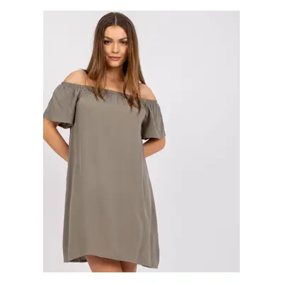 Dámské šaty-D73761M30145G-khaki