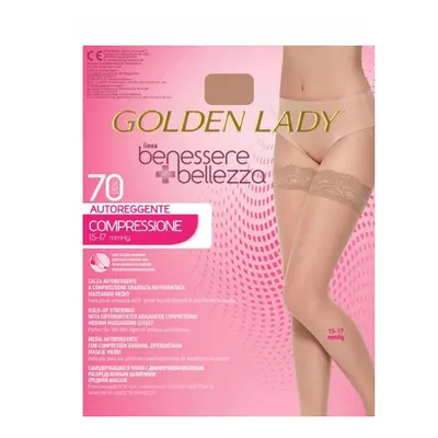 Dámské punčochy Golden Lady Benessere Bellezza 70 den 2-4 naturel