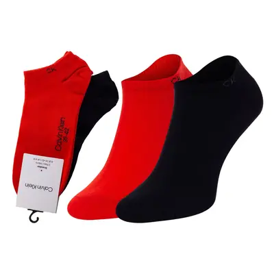 Ponožky Calvin Klein 2Pack 701218707007 Black/Red