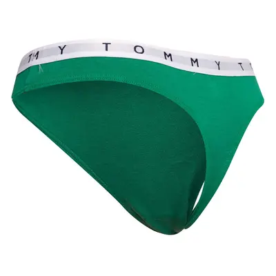 Tommy Hilfiger 3Pack tanga kalhotky UW0UW025210V3 Green/Pink/Black