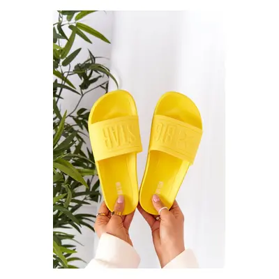 Women's Slippers Big Star HH274A040 Yellow