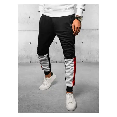 Pánské černé joggers tepláky Dstreet UX4105