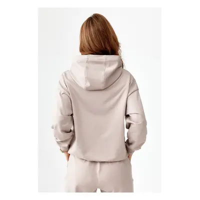 Rough Radical Mikina kapucí Pery Hoodie Beige