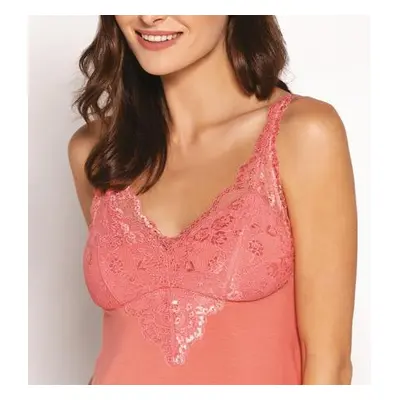 Dámská košilka Viviane Apricot chemise (s vycpanými košíčky) - Babella