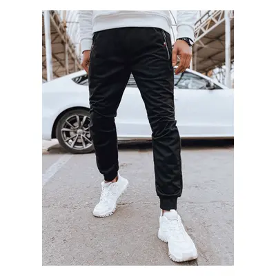 Pánské černé joggers tepláky Dstreet UX4124 M/L