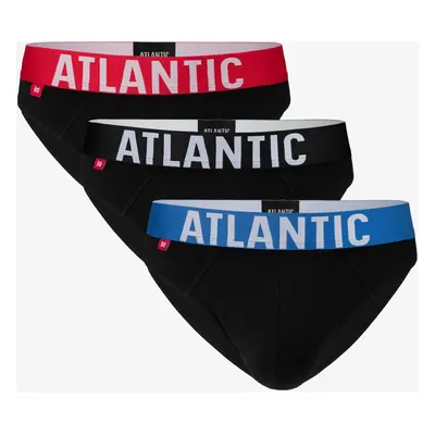 Pánské sportovní slipy ATLANTIC 3-PACK - černé