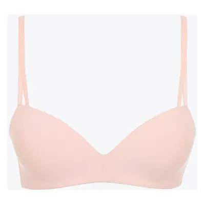 Dámská podprsenka Wireless Push-Up Bra Seductive Comfort 000QF6017E A4E broskvová - Calvin Klein