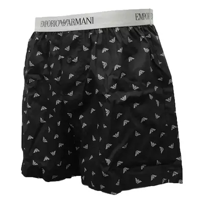 Pánské trenýrky 110991 4R576 35221 černé s potiskem - Emporio Armani