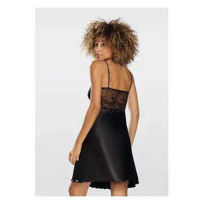 Dámská košilka Peri Black chemise - Dkaren