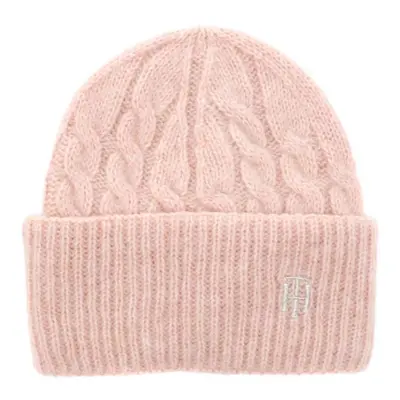 Čepice Tommy Hilfiger Timeless Cable Beanie W AW0AW13826