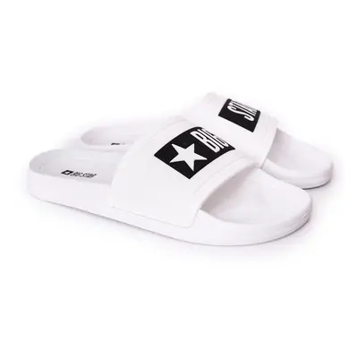 Men's Slippers Big Star White