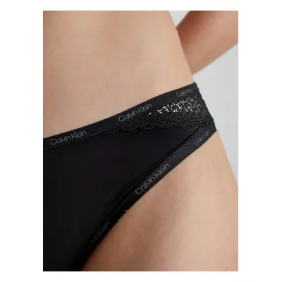 Dámské kalhotky Bikini Briefs Flirty 000QF5153E 001 černá - Calvin Klein