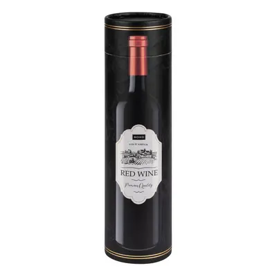 Ponožky SOXO v tubě - RED WINE, 3 páry Červená